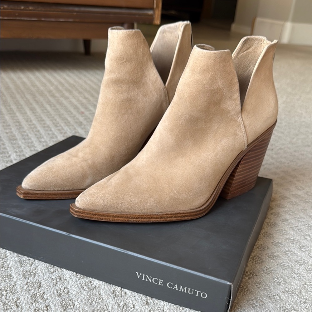 Vince Camuto Women's Tan Ankle Booties